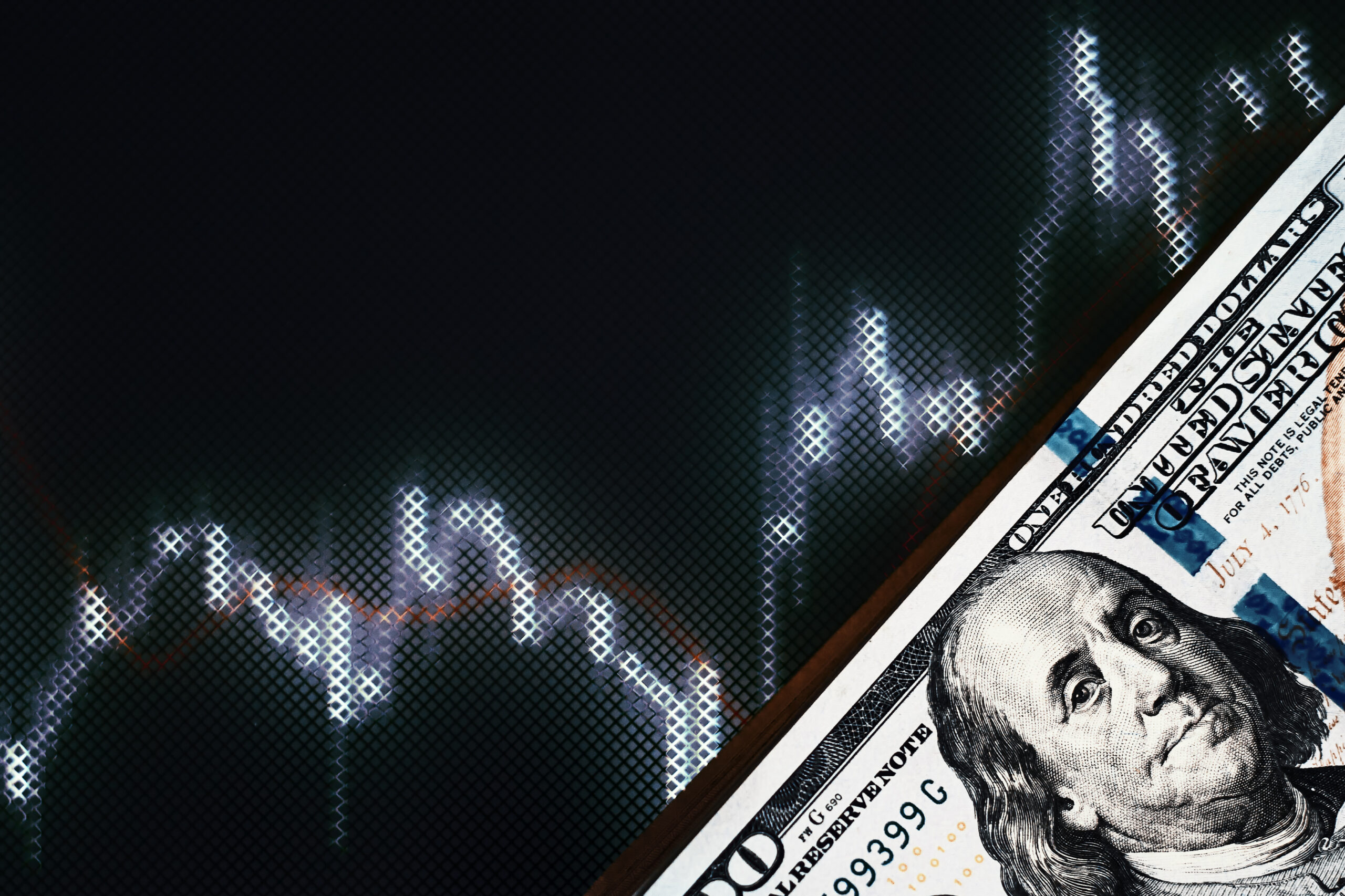 dollar dips